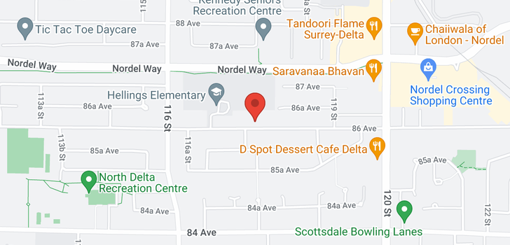 map of 11739 86 AVENUE